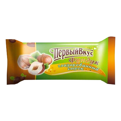 

Сырок Первый вкус творожный глазированный с фундуком 40 г бзмж