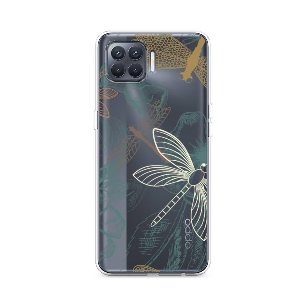 

Чехол Awog на Oppo Reno 4 lite "Тени стрекоз", Разноцветный, 254550-8
