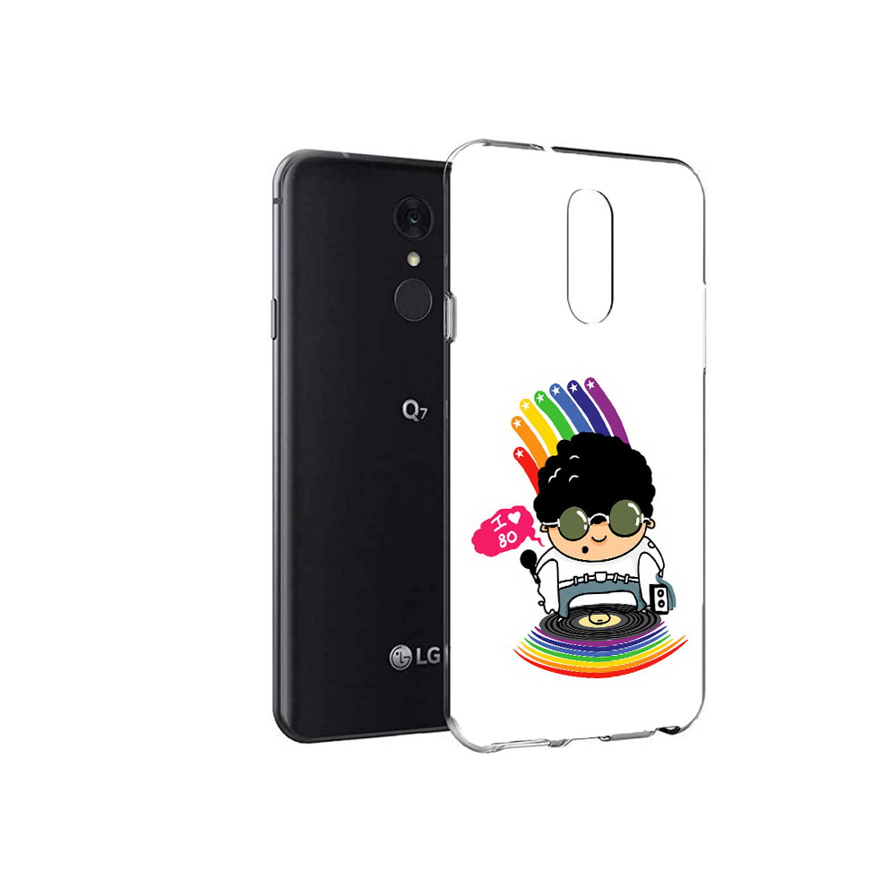 

Чехол MyPads Tocco для LG Q7 Я люблю 80-е (PT113427.75.205), Tocco