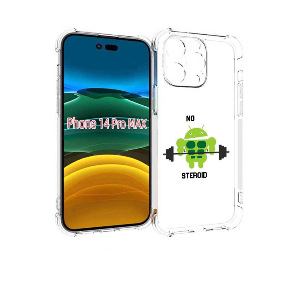 

Чехол MyPads нет-стероидам для iPhone 14 Pro Max, Прозрачный, Tocco