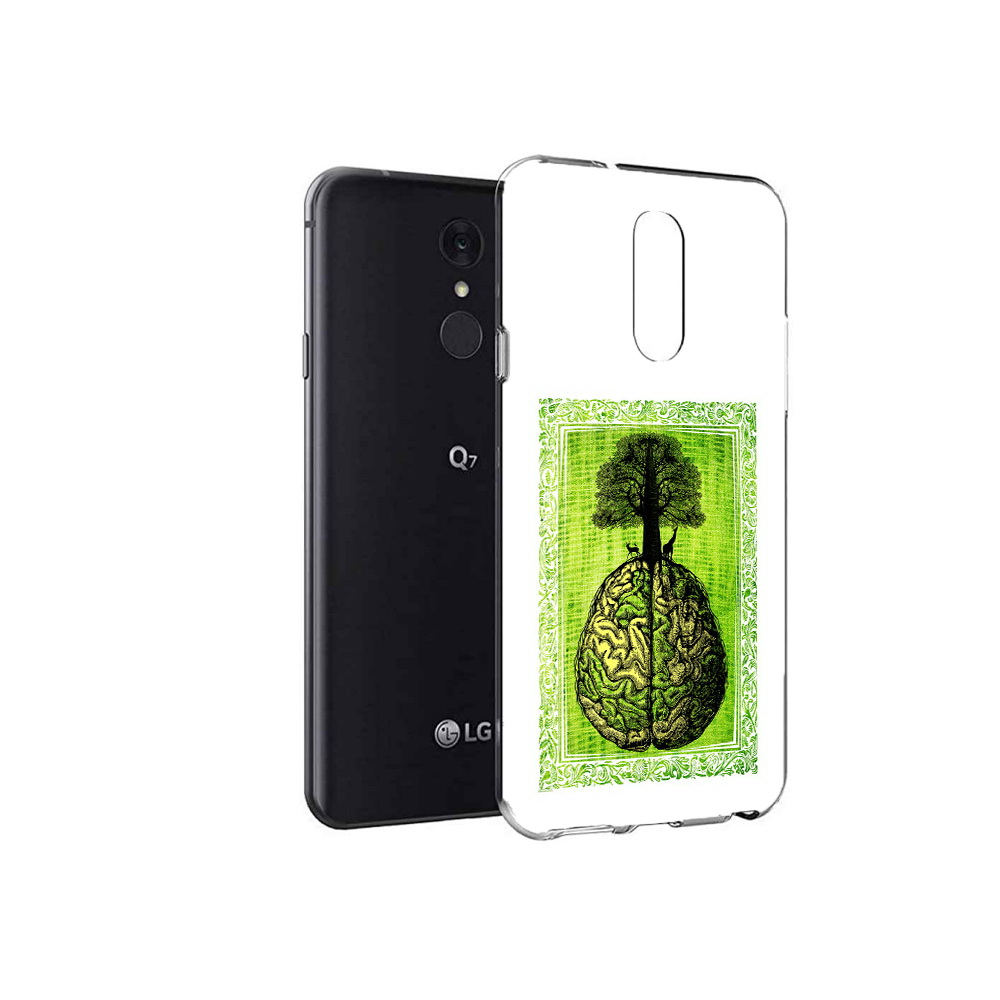 

Чехол MyPads Tocco для LG Q7 абстракция здоровый мозг (PT113427.75.211), Tocco