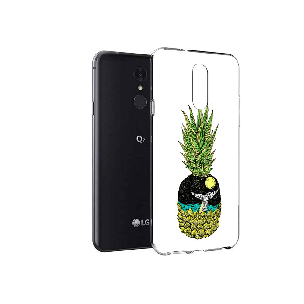 

Чехол MyPads Tocco для LG Q7 ананас с китом (PT113427.75.220), Tocco