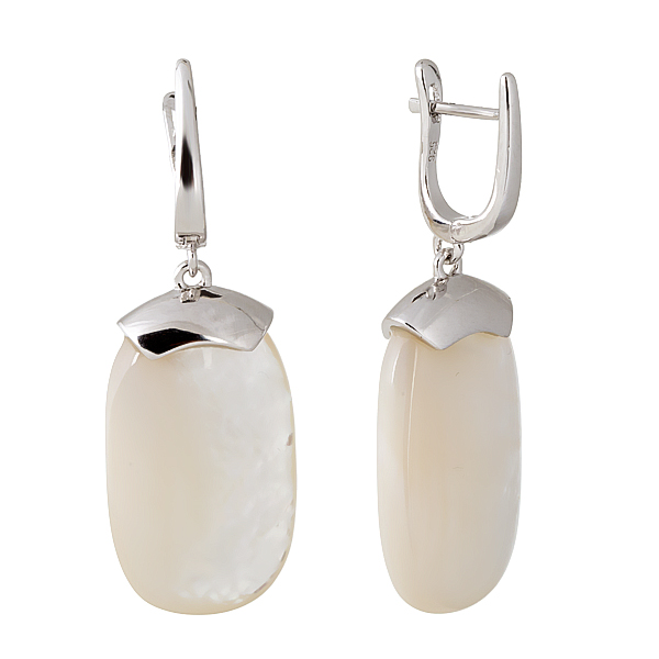 

Серьги женские из серебра Balex Jewellery 2432930170, перламутр