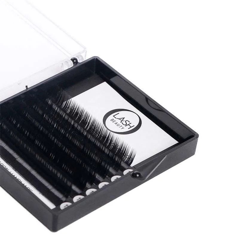 

Ресницы на ленте O-Lash Beauty 6L микс L, 0,18, длина 10-11-12 мм, Черный