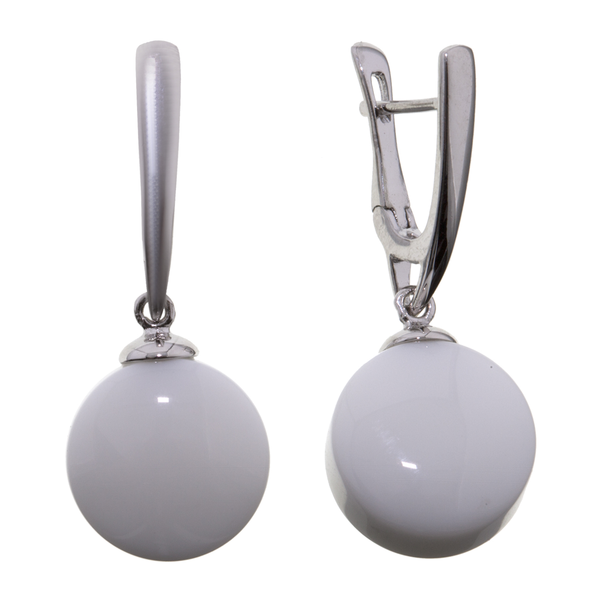 

Серьги женские из серебра Balex Jewellery 2432930216, агат