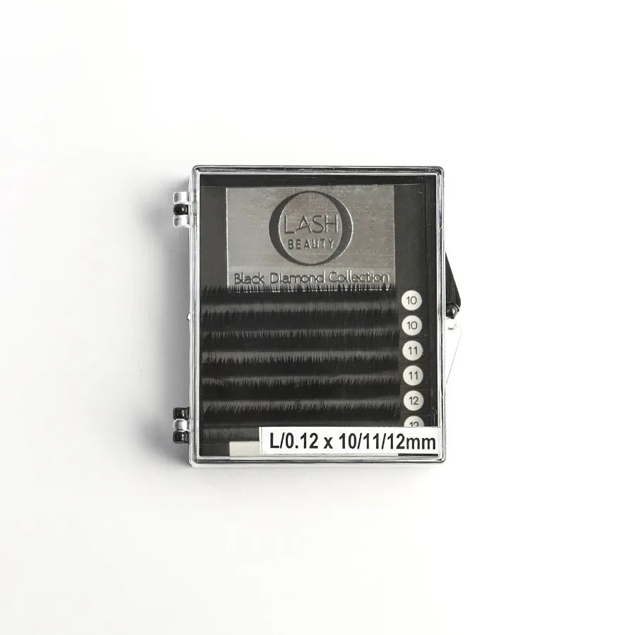

Ресницы на ленте O-Lash Beauty 6L микс L, 0,12, длина 10-11-12 мм, Черный