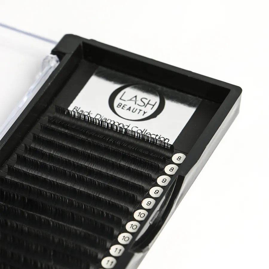 

Ресницы на ленте O-Lash Beauty 6L микс D+, 0,18, длина 8-13 мм, Черный