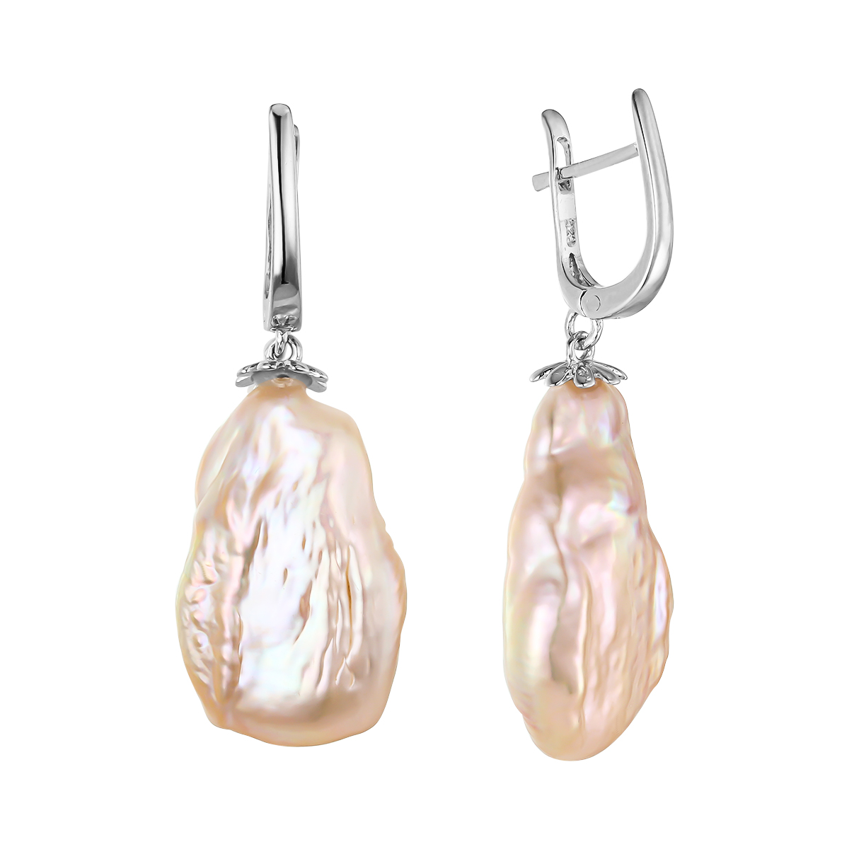 

Серьги женские из серебра Balex Jewellery 2432930231, жемчуг