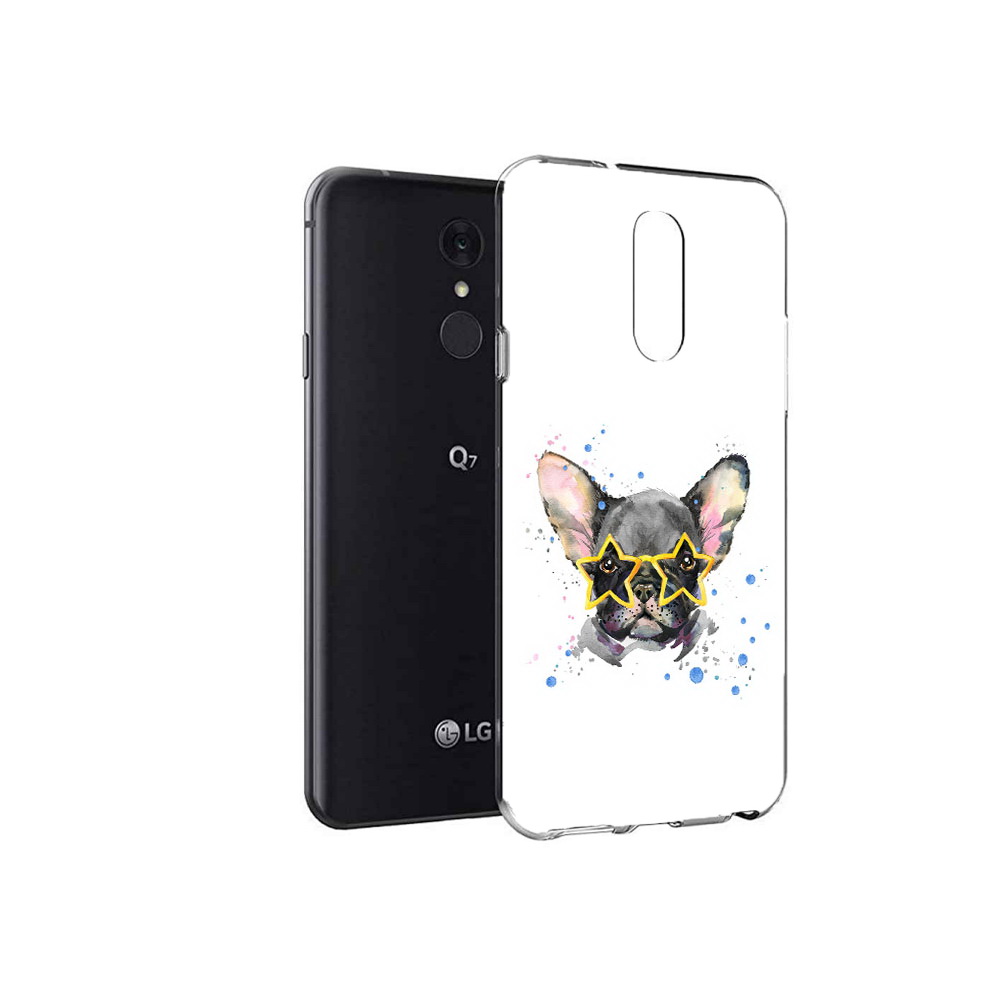 

Чехол MyPads Tocco для LG Q7 буля в очках (PT113427.75.252), Tocco