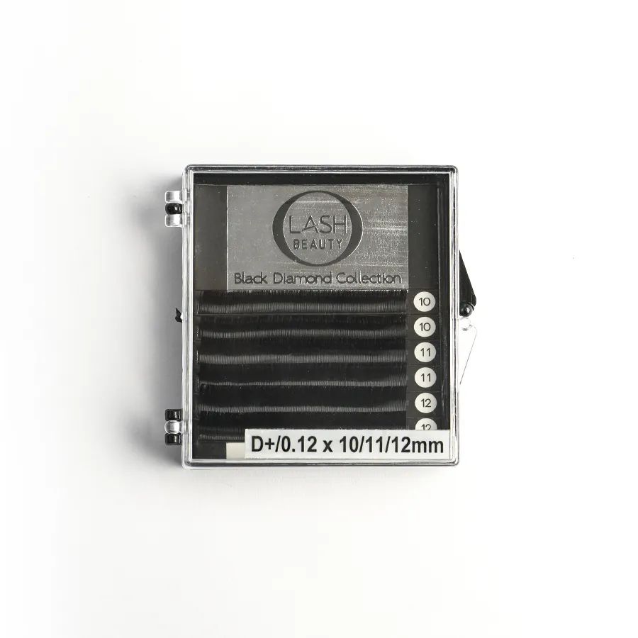 

Ресницы на ленте O-Lash Beauty 6L микс D+, 0,12, длина 10-11-12 мм, Черный