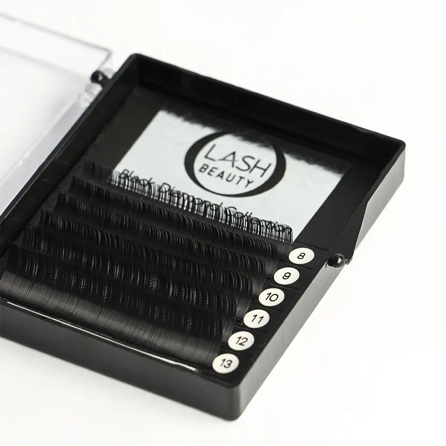 Ресницы на ленте O-Lash Beauty 6L микс D, 0,20, длина 8-13 мм набор дорожный упаковка на стрип ленте микс