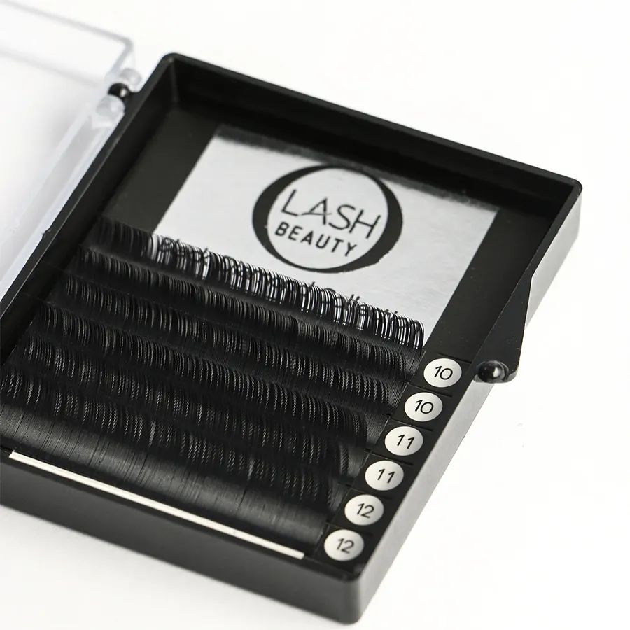 Ресницы O-Lash Beauty 6L Mix D, диаметр 0,15 мм, длина 10-12 мм.