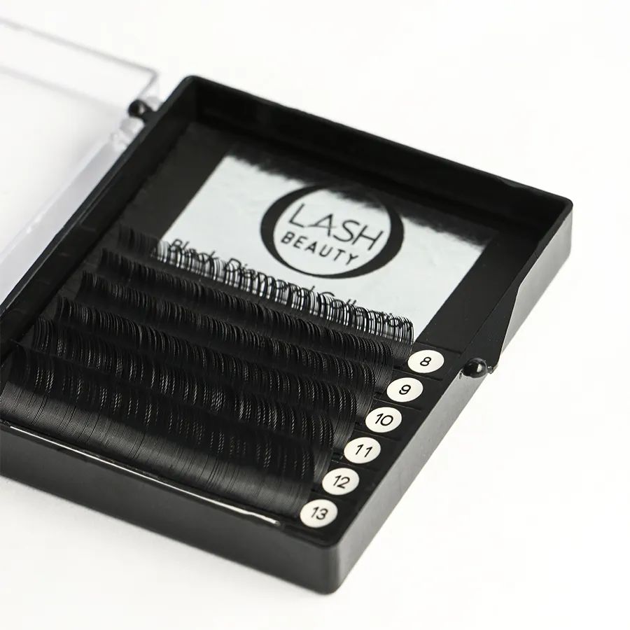 

Ресницы на ленте O-Lash Beauty 6L микс D, 0,12, длина 8-13 мм, Черный