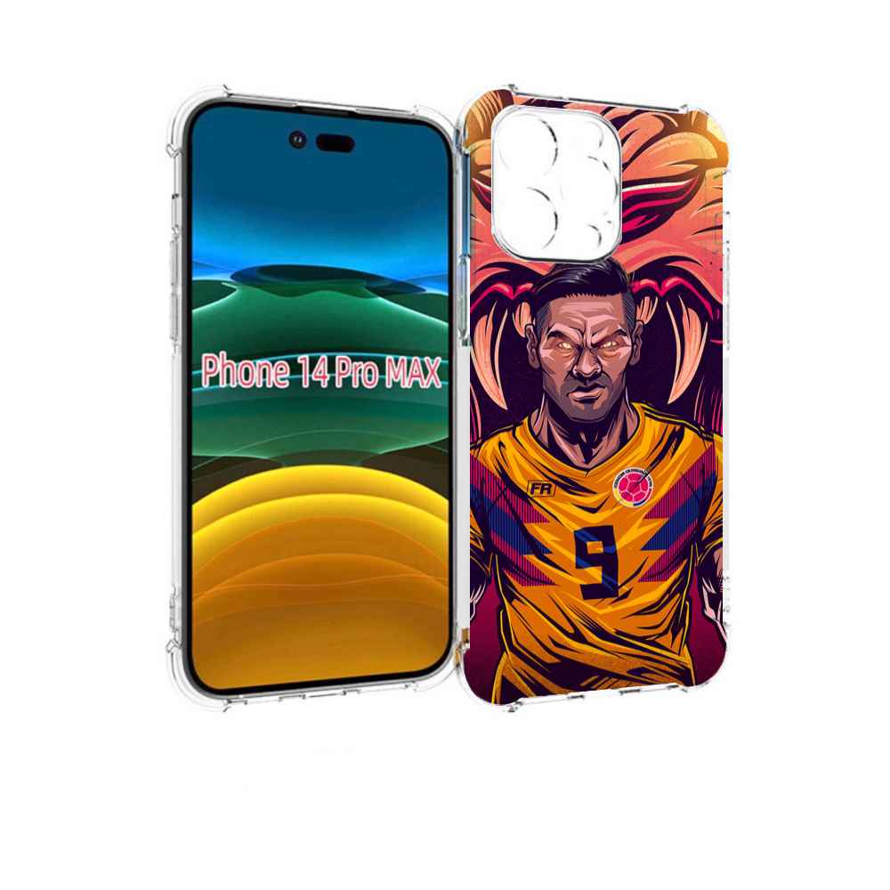 

Чехол MyPads парень-тигр-красный для iPhone 14 Pro Max, Прозрачный, Tocco