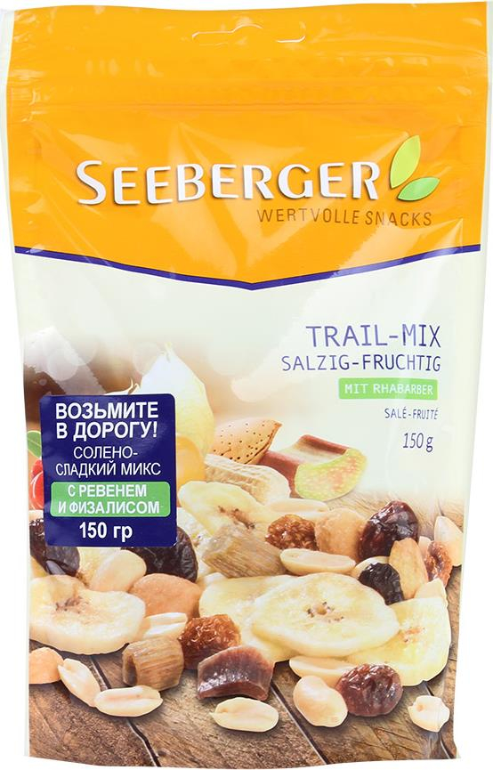 

Фруктово-ореховая смесь Seeberger соленая с ревенем 150 г