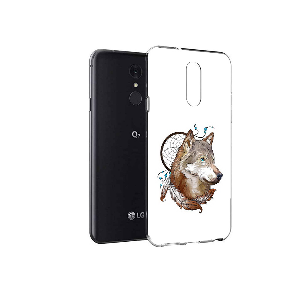 

Чехол MyPads Tocco для LG Q7 волк и ловец снов (PT113427.75.269), Tocco