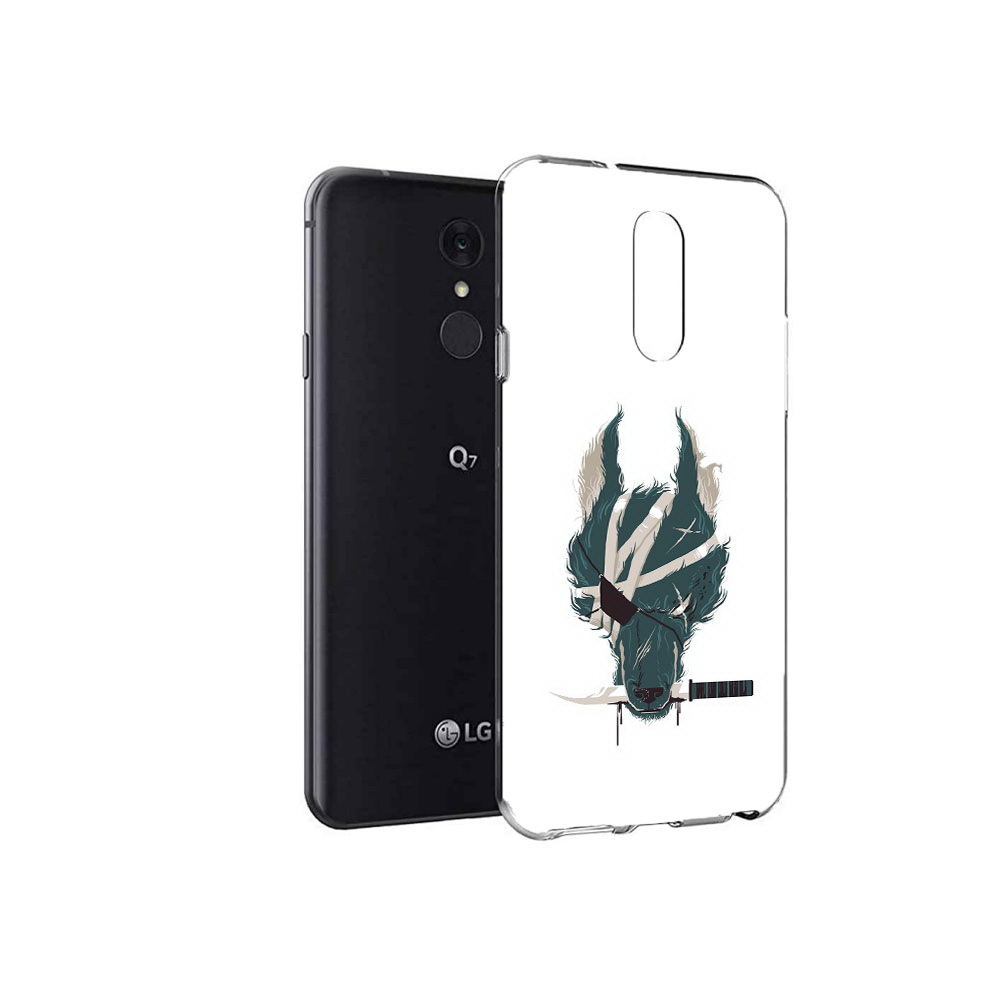 

Чехол MyPads Tocco для LG Q7 волк-разбойник (PT113427.75.271), Tocco