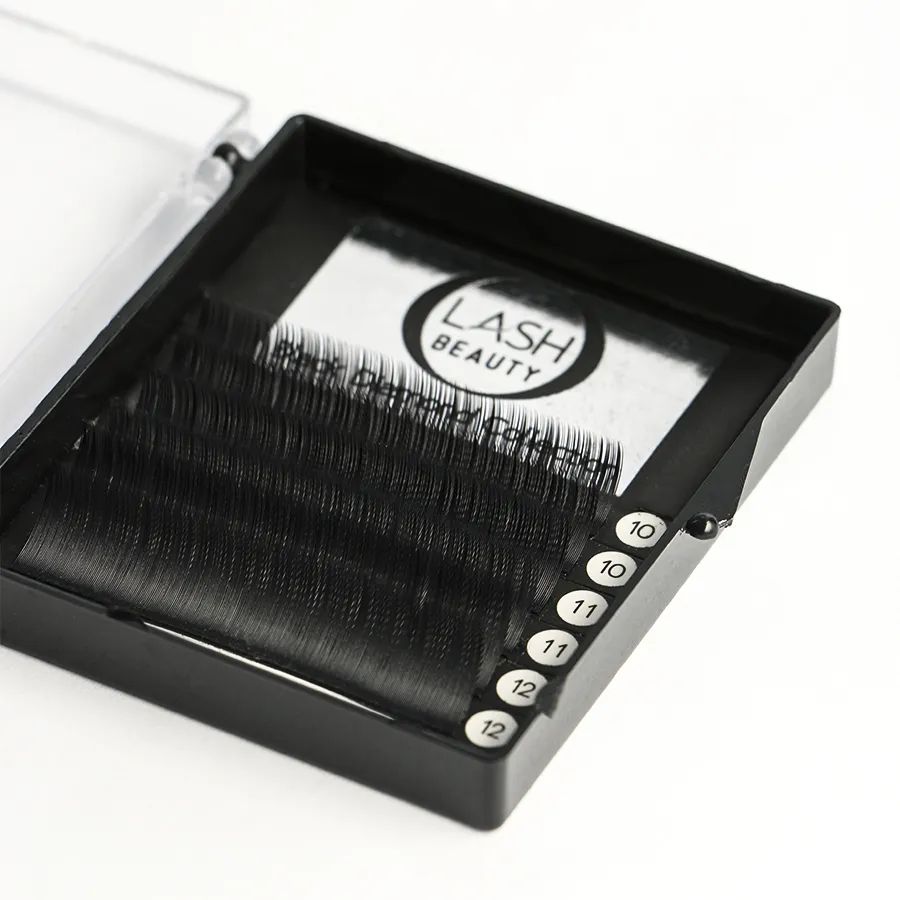 Ресницы на ленте O-Lash Beauty 6L микс C, 0,20, длина 10-12 мм набор дорожный упаковка на стрип ленте микс