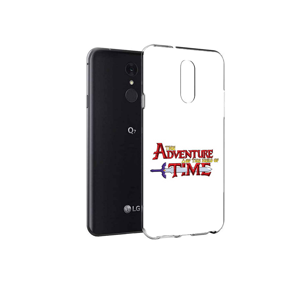 

Чехол MyPads Tocco для LG Q7 время приключений логотип (PT113427.75.275), Tocco