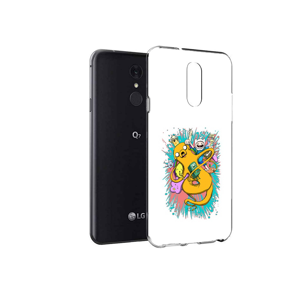 

Чехол MyPads Tocco для LG Q7 время приключений рисунок (PT113427.75.276), Tocco