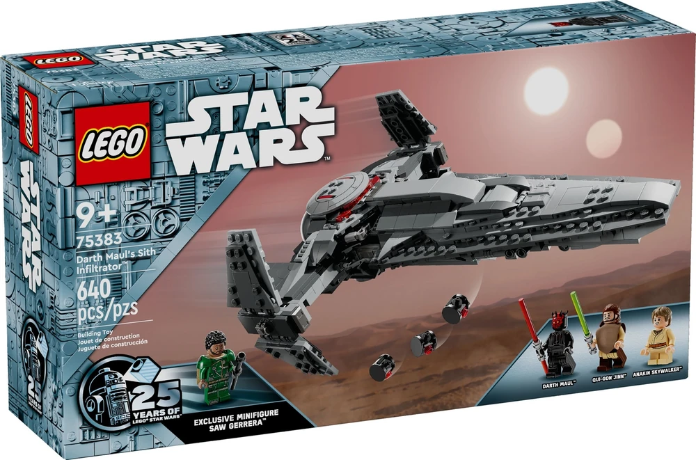 

Конструктор LEGO Star Wars 75383 Ситх-лазутчик Дарта Мола 640 дет, 75383