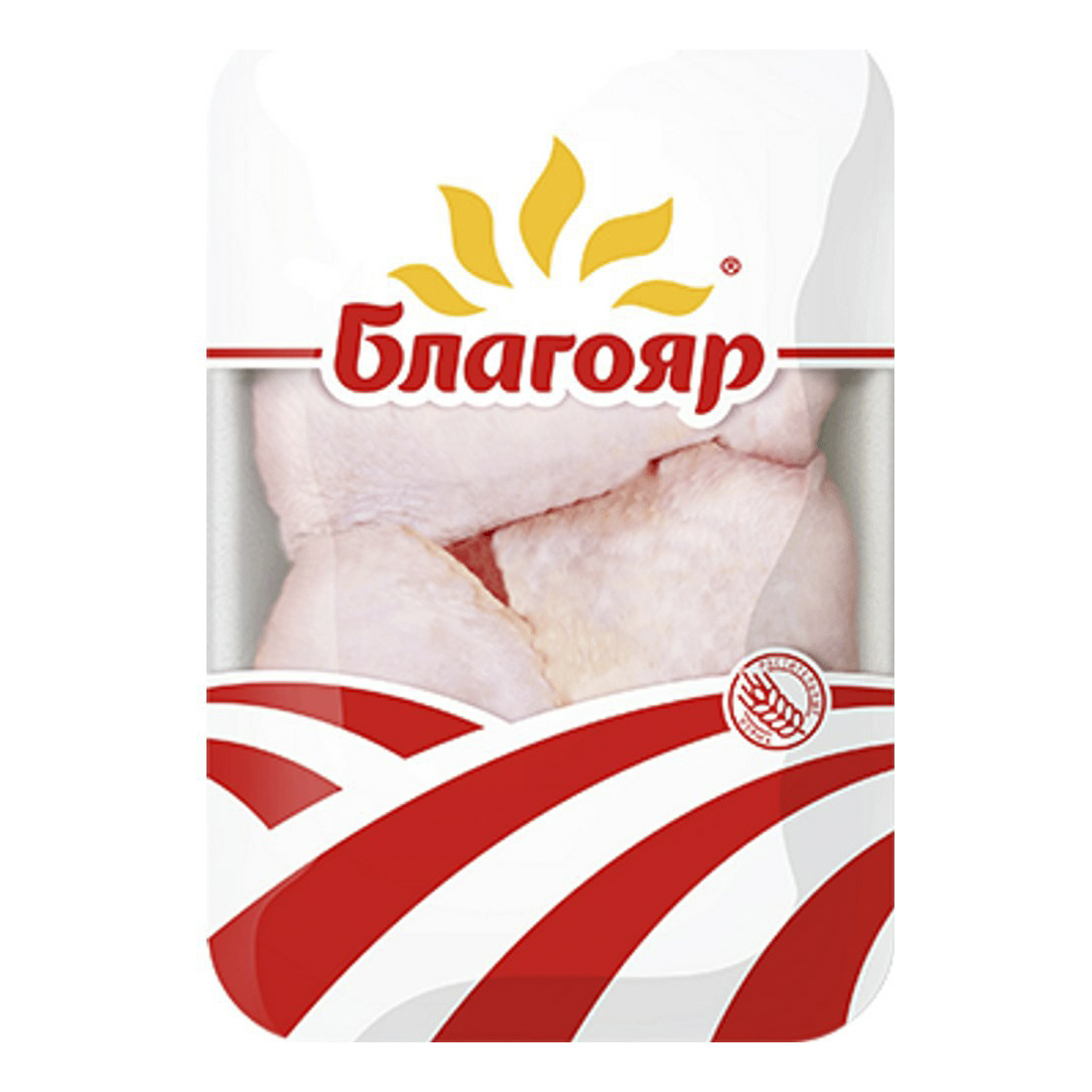 

Бедро цыпленка-бройлера на кости Благояр охлажденное +-1 кг