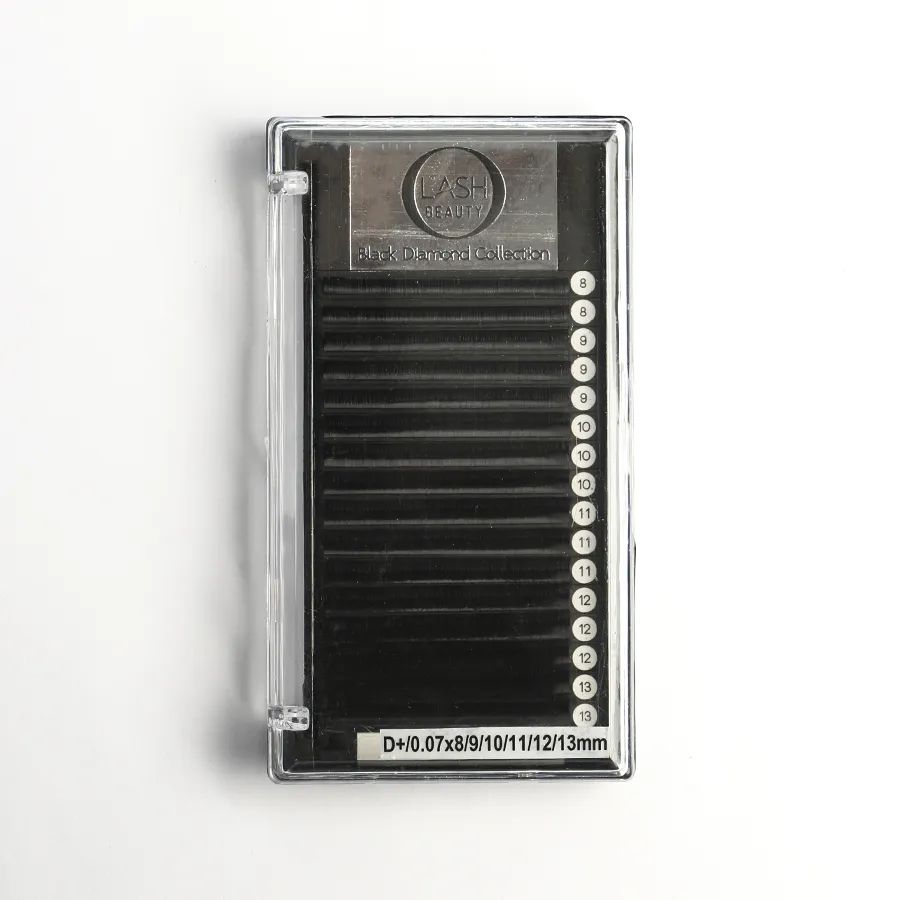 

Ресницы на ленте O-Lash Beauty микс D+, 0,07, длина 8-13 мм, Черный