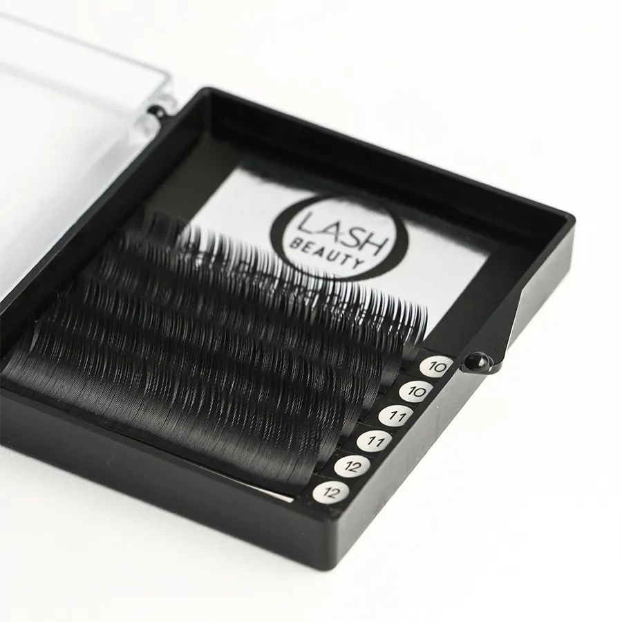 Ресницы O-Lash Beauty Diamond на ленте 6L микс C-, 0,07, длина 10-12 мм