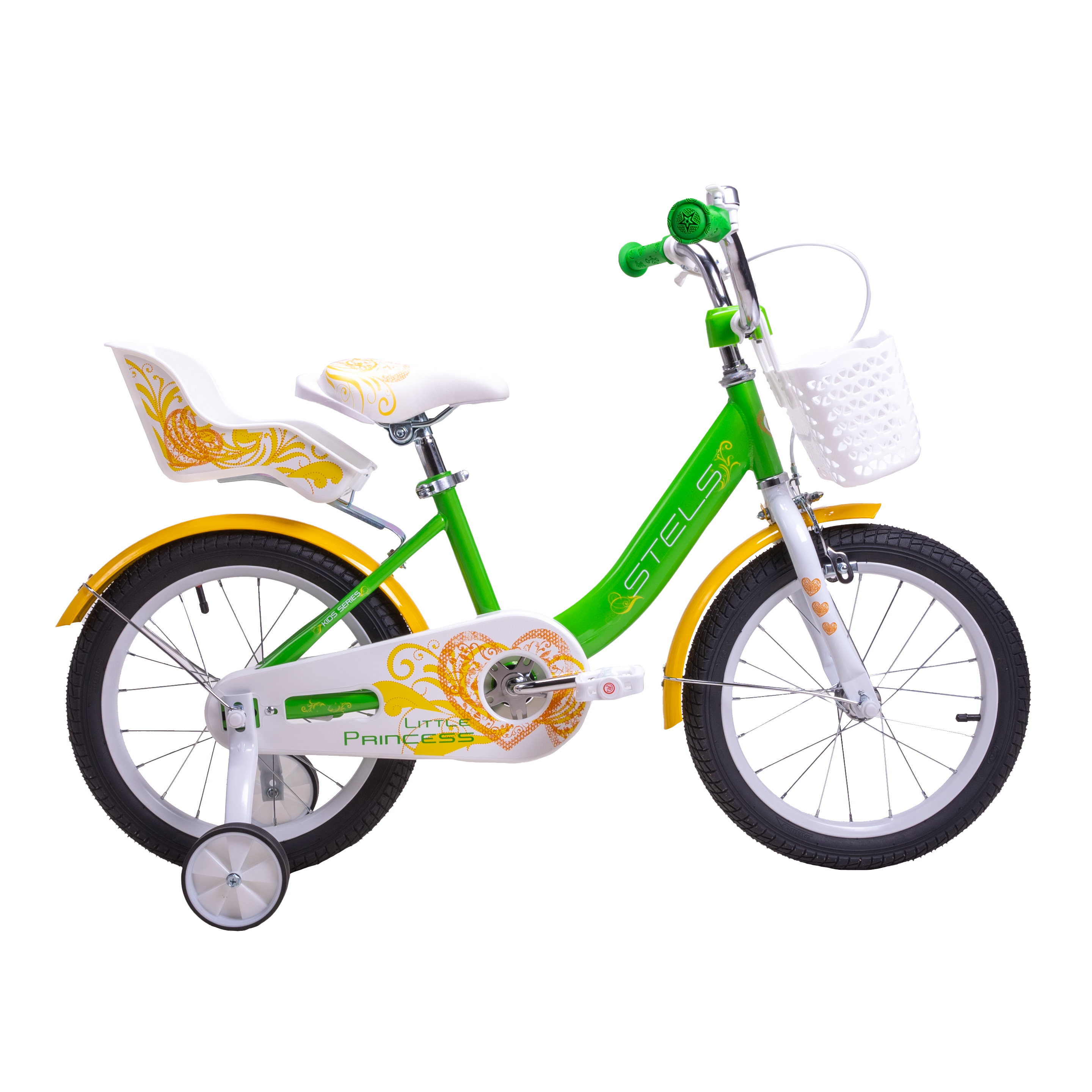 Велосипед Stels Little Princess KC 16 2023 года салатовый