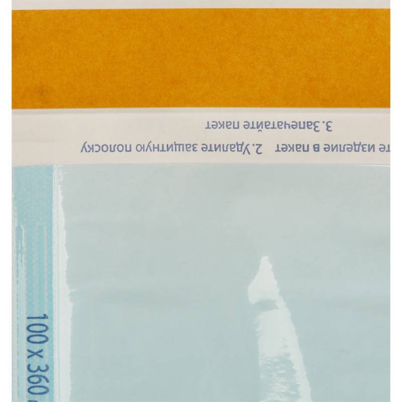 Пакет для стерилизации комбинир. 100 х 360 мм самокл. 200 шт/уп Клинипак