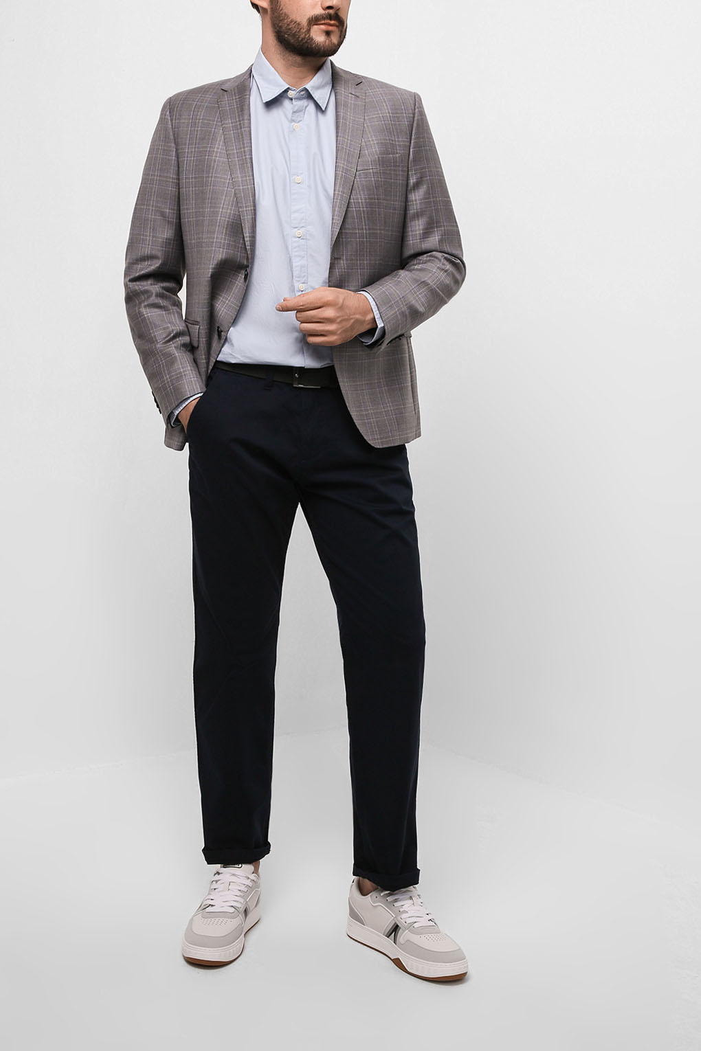 

Брюки мужские Esprit Casual 991EE2B306 синие 32/34, Синий, 991EE2B306