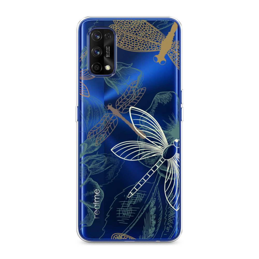 

Чехол Awog на Realme 7 Pro "Тени стрекоз", Разноцветный, 254050-8