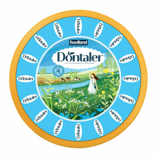 

Сыр полутвердый Dontaler 45%