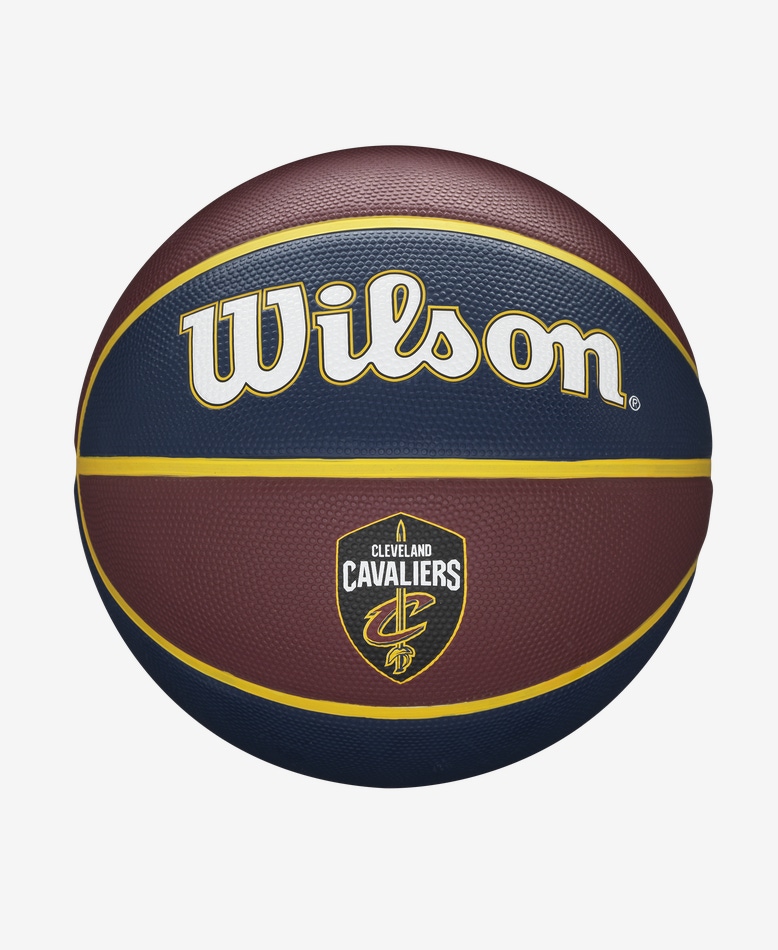 Мяч баскетбольный Wilson NBA Team Tribute Cleveland Cavaliers, размер 7, бордово-синий