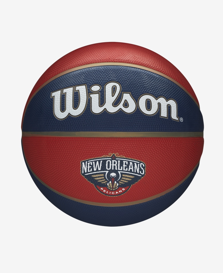 Мяч баскетбольный Wilson NBA Team Tribute New Orleans Pelicans размер 7 красно-синий 4159₽