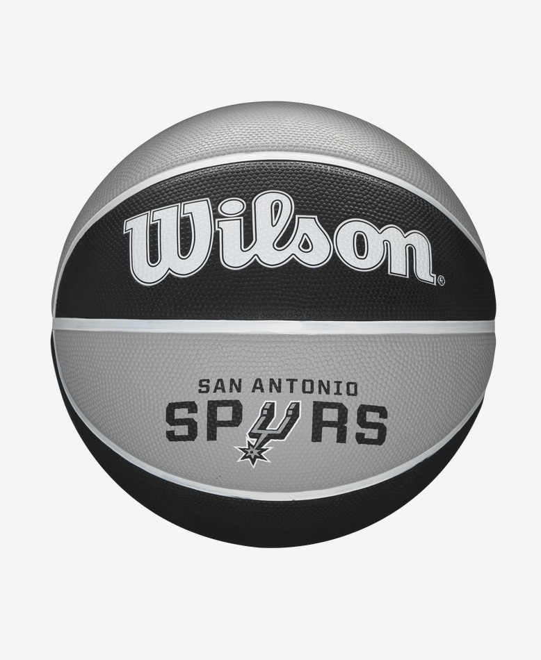 Мяч баскетбольный Wilson NBA Team Tribute San Antonio Spurs, размер 7, черно-серый