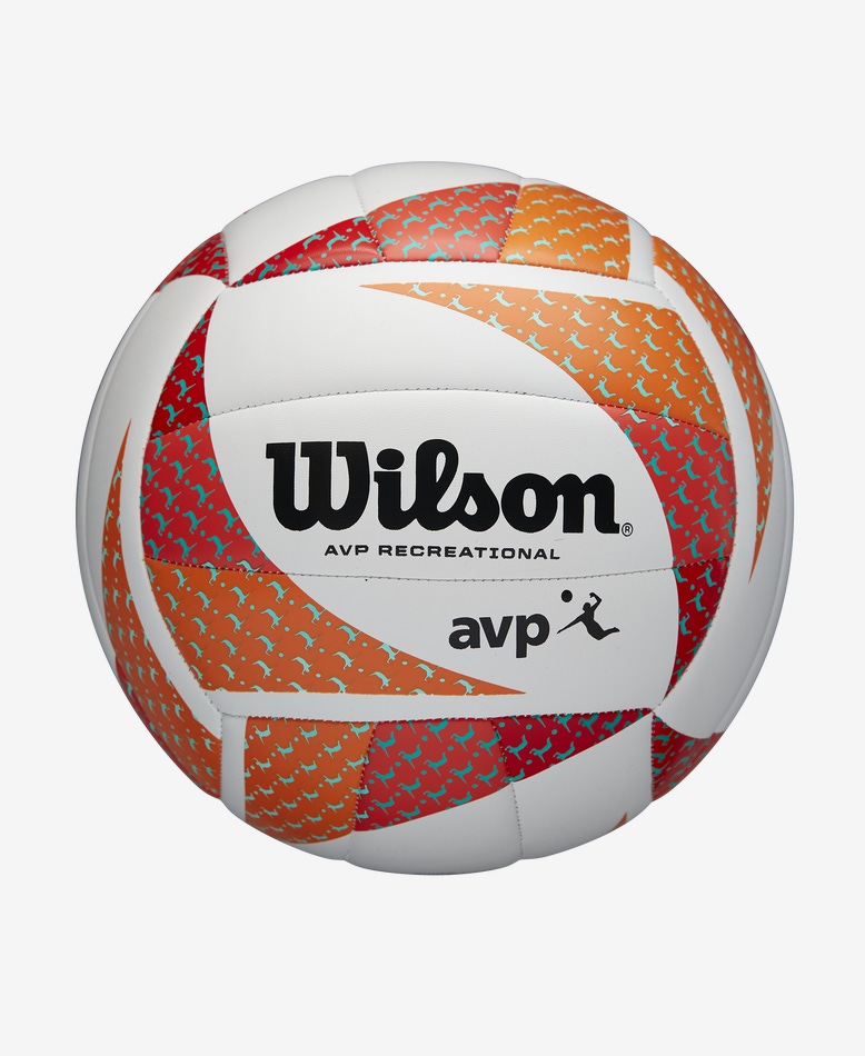 Мяч волейбольный Wilson Avp Style 501522, размер 5, бело-оранжевый