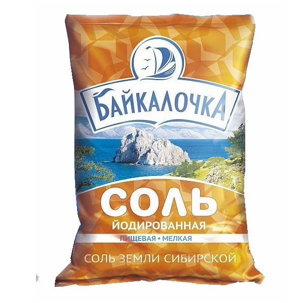 

Соль йодированная Байкалочка 1 кг