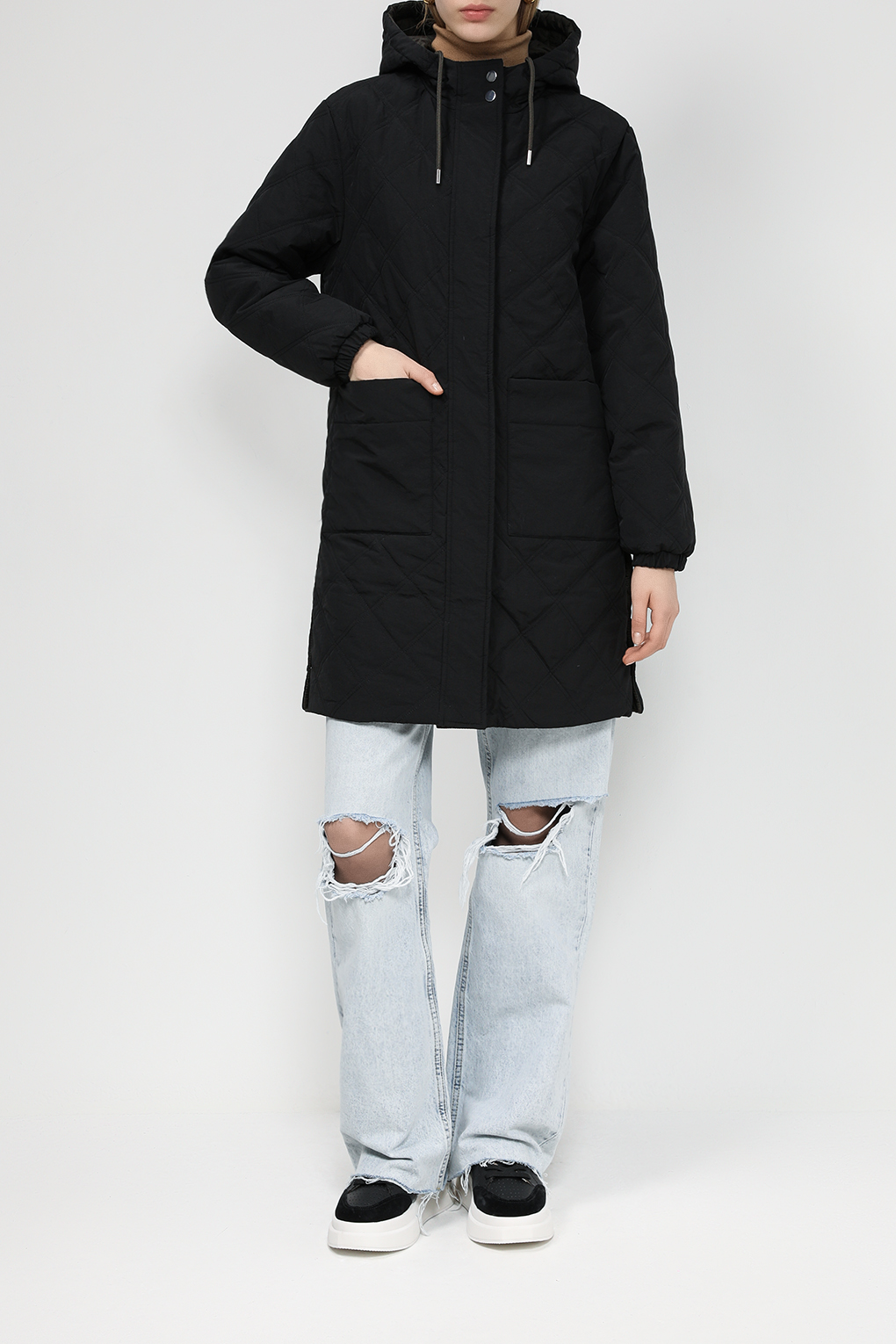 

Пальто женское Loft LF2033491 хаки XL, LF2033491
