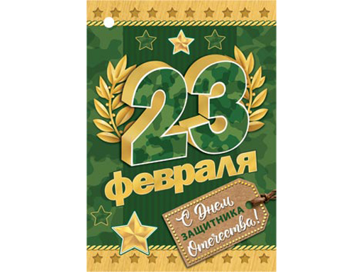 

2-78-23183А Открытка 23 Февраля