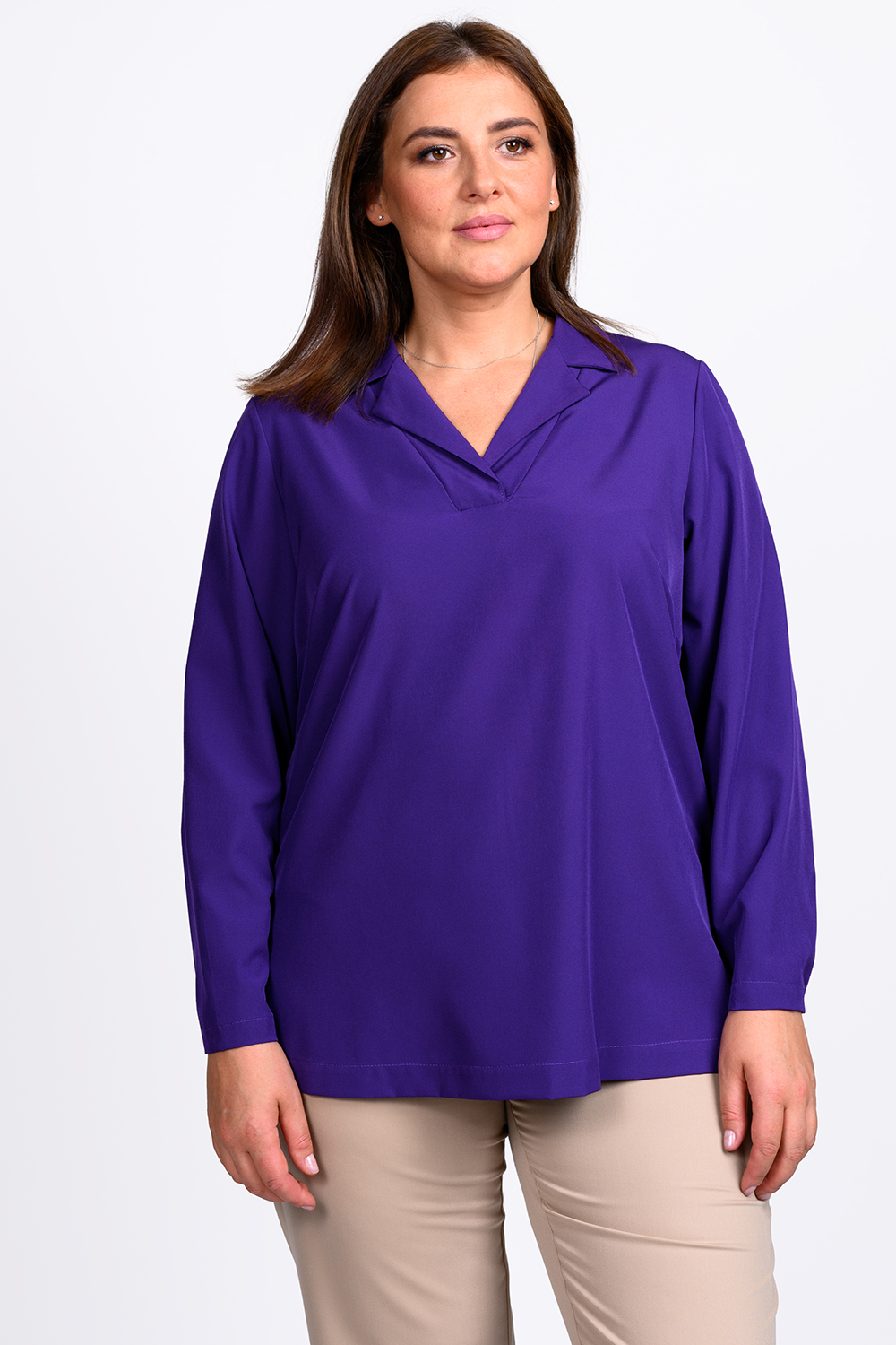 Блуза женская SVESTA C2877 фиолетовая 56 RU