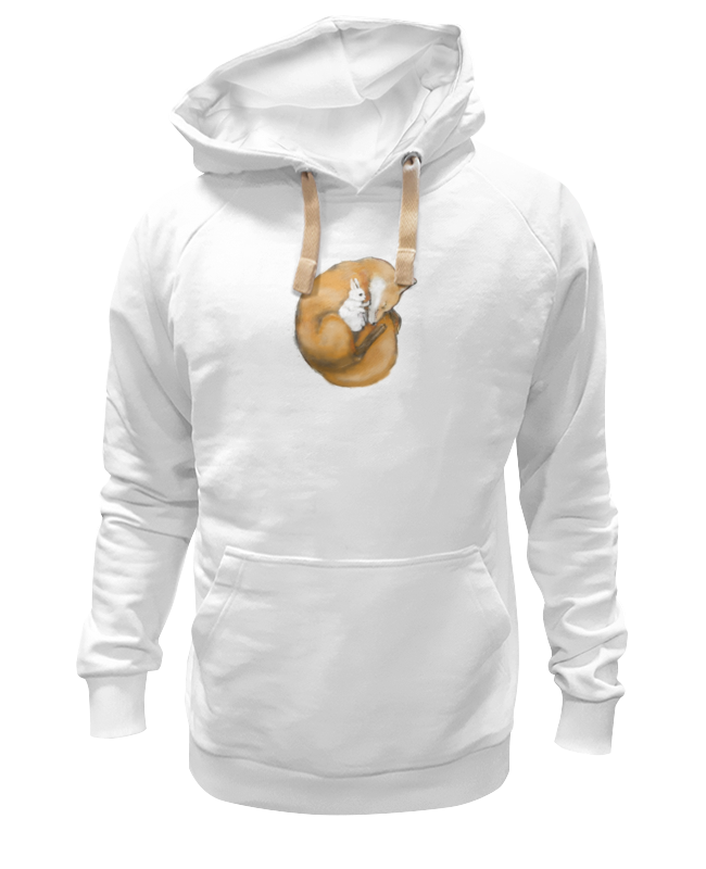 

Худи Printio Лиса и заяц белое 2XL, Белый, Лиса и заяц