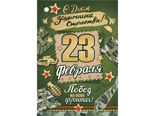 

2-79-23074А Открытка 23 Февраля