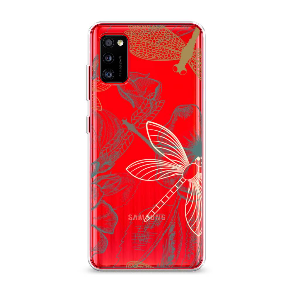 

Чехол Awog на Samsung Galaxy A41 / Самсунг A41 "Тени стрекоз", Разноцветный, 2100450-8