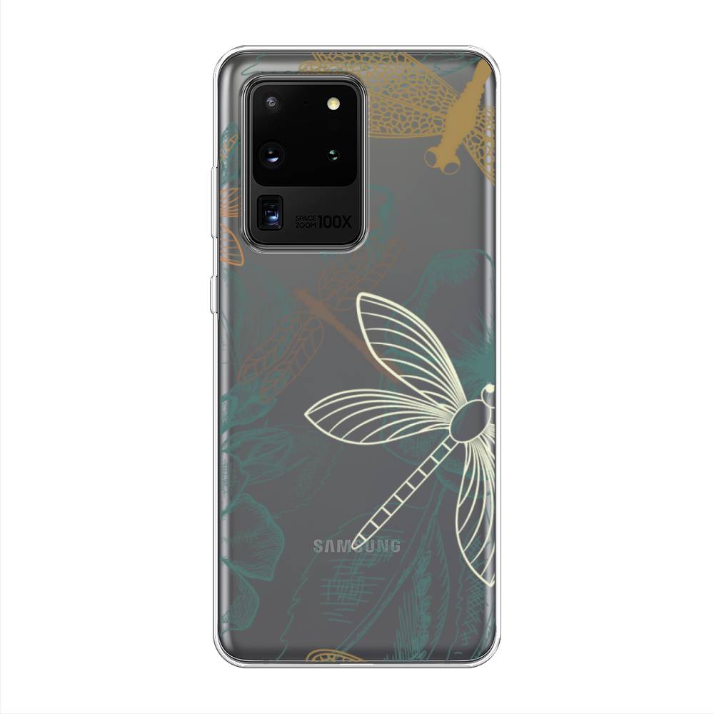 

Чехол Awog на Samsung Galaxy S20 Ultra "Тени стрекоз", Разноцветный, 29450-8