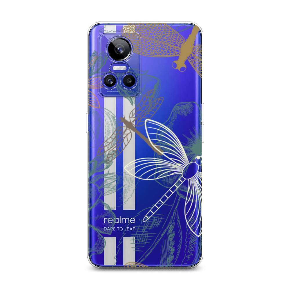 

Чехол Awog на Realme GT Neo 3 "Тени стрекоз", Разноцветный, 259050-8