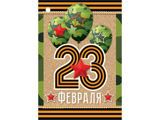 

2-79-23084А Открытка 23 ФЕВРАЛЯ
