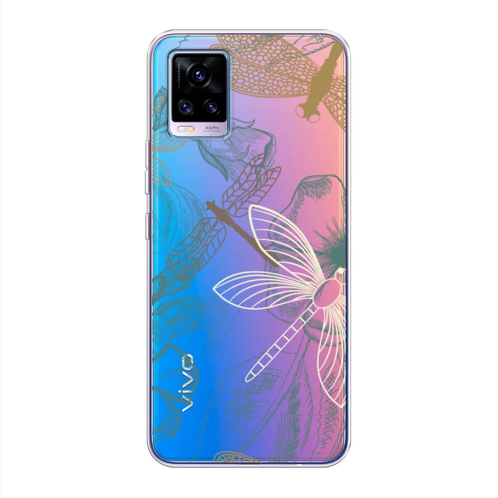 

Чехол Awog на Vivo V20 "Тени стрекоз", Разноцветный, 263350-8