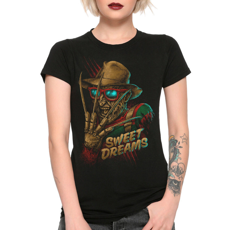 

Футболка женская Dream Shirts Фредди Крюгер - Sweet Dreams 360062111 черная L, Черный, Фредди Крюгер - Sweet Dreams 360062111