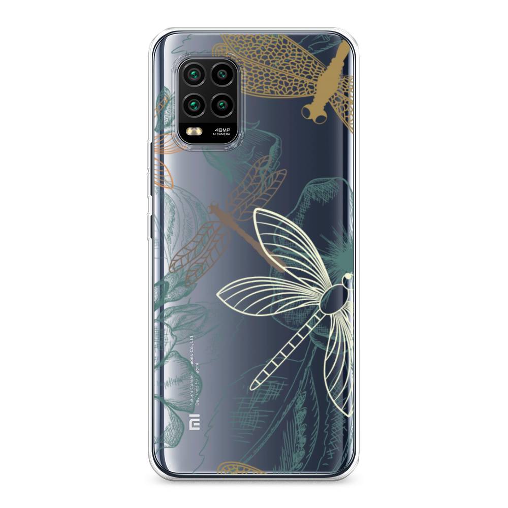 

Чехол Awog на Xiaomi Mi 10 Lite "Тени стрекоз", Разноцветный, 38550-8